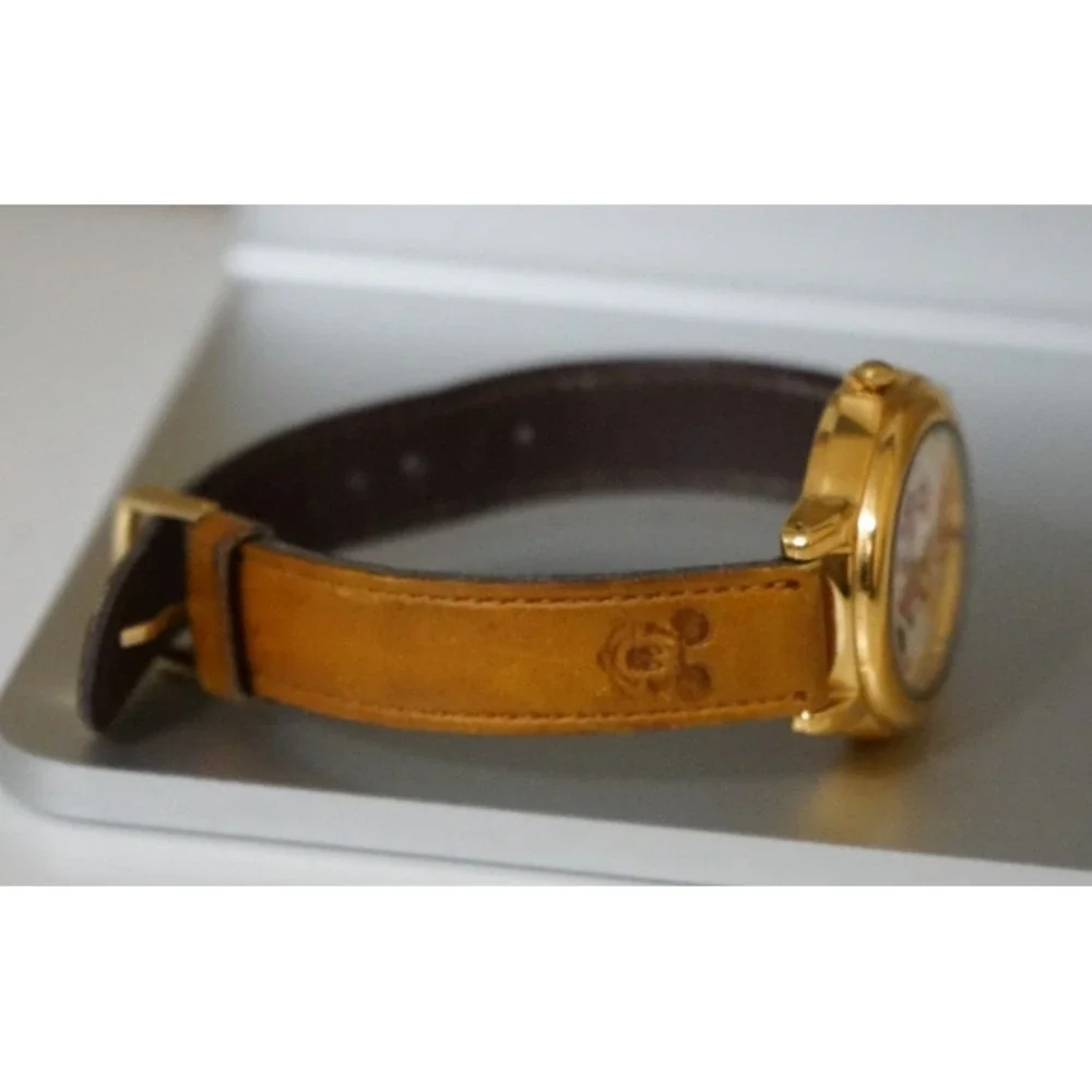 Vintage Japan LORUS Disney Musical Mickey & Minnie Love Watch Original Band‎